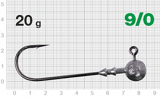 Джигер Nautilus Long Power NLP-1110 hook № 9/0 20гр - оптовый интернет-магазин рыболовных товаров Пиранья - превью