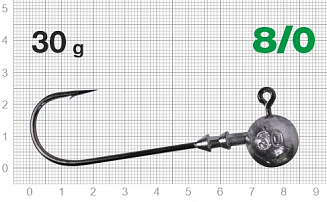 Джигер Nautilus Long Power NLP-1110 hook № 8/0 30гр - оптовый интернет-магазин рыболовных товаров Пиранья - превью