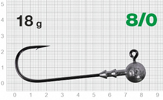Джигер Nautilus Long Power NLP-1110 hook № 8/0 18гр - оптовый интернет-магазин рыболовных товаров Пиранья - превью