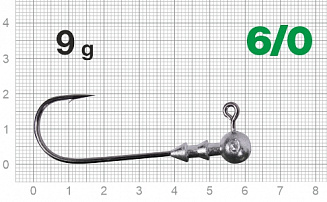 Джигер Nautilus Long Power NLP-1110 hook № 6/0  9гр - оптовый интернет-магазин рыболовных товаров Пиранья - превью