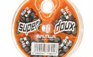 Набор поплавочных грузил Nautilus Super Doux 4 Cases #3/0-1 0.4-0.75гр* незначительные косметические дефекты упаковки - оптовый интернет-магазин рыболовных товаров Пиранья - превью
