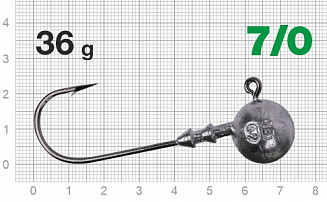 Джигер Nautilus Long Power NLP-1110 hook № 7/0 36гр - оптовый интернет-магазин рыболовных товаров Пиранья - превью