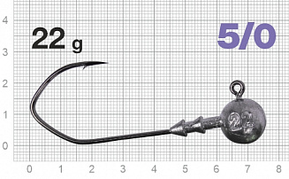Джигер Nautilus Claw NC-1021 hook №5/0 22гр - оптовый интернет-магазин рыболовных товаров Пиранья - превью