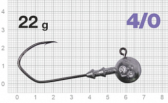 Джигер Nautilus Claw NC-1021 hook №4/0 22гр - оптовый интернет-магазин рыболовных товаров Пиранья - превью