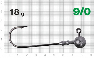 Джигер Nautilus Long Power NLP-1110 hook № 9/0 18гр - оптовый интернет-магазин рыболовных товаров Пиранья - превью