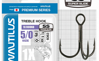 ������ ������� Nautilus 1X Round Premium Series 6063SS �      5/0 (3��) - ������� ��������-������� ���������� ������� ������� - ������