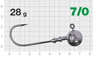 Джигер Nautilus Long Power NLP-1110 hook № 7/0 28гр - оптовый интернет-магазин рыболовных товаров Пиранья - превью