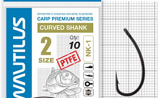  Nautilus Carp Curved Shank 1PTFE  2 -  -    - 