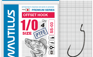 ������ �������� Nautilus Offset Super Slide Series Worm SS-03PTFE �1/0 - ������� ��������-������� ���������� ������� ������� - ������