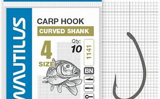  Nautilus Carp Curved Shank 1141BN   4 -  -    - 