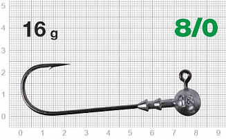 Джигер Nautilus Long Power NLP-1110 hook № 8/0 16гр - оптовый интернет-магазин рыболовных товаров Пиранья - превью