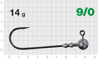 Джигер Nautilus Long Power NLP-1110 hook № 9/0 14гр - оптовый интернет-магазин рыболовных товаров Пиранья - превью