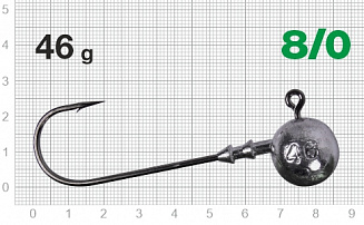 Джигер Nautilus Long Power NLP-1110 hook № 8/0 46гр - оптовый интернет-магазин рыболовных товаров Пиранья - превью