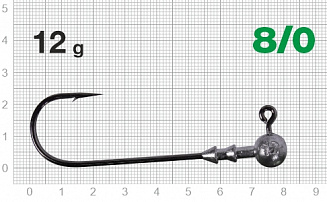 Джигер Nautilus Long Power NLP-1110 hook № 8/0 12гр - оптовый интернет-магазин рыболовных товаров Пиранья - превью