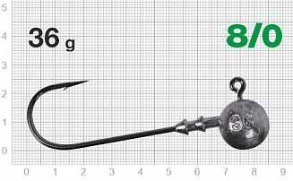 Джигер Nautilus Long Power NLP-1110 hook № 8/0 36гр - оптовый интернет-магазин рыболовных товаров Пиранья - превью