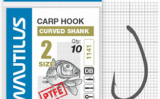  Nautilus Carp Curved Shank 1141PTFE  2 -  -    - 