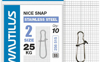 �������� Nautilus Nice Snap stainless steel size # 2 ���� 25�� - ������� ��������-������� ���������� ������� ������� - ������