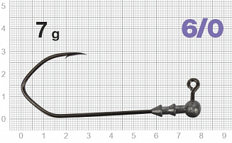 Джигер Nautilus Claw NC-1021 hook №6/0  7гр - оптовый интернет-магазин рыболовных товаров Пиранья - превью
