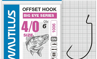   Nautilus Offset Big Eye Series Worm 1006 4/0 -  -    - 