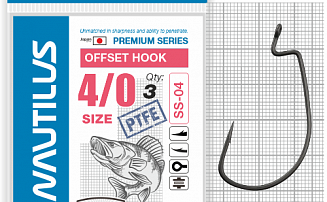 ������ �������� Nautilus Offset Super Slide Series Worm SS-04PTFE �4/0 - ������� ��������-������� ���������� ������� ������� - ������