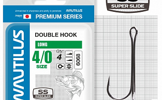 ������ ������� Nautilus ������� Double Long Premium Series 6068BN � 4/0 (4��) - ������� ��������-������� ���������� ������� ������� - ������