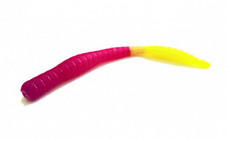   TroutMania Fat Worm 3,0", 7,62, 1,8, .213 Purple&Lemon (Bubble Gum), .6 -  -    - 