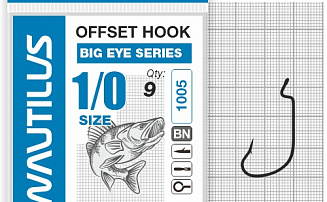 ������ �������� Nautilus Offset Big Eye Series Worm 1005 �1/0 - ������� ��������-������� ���������� ������� ������� - ������