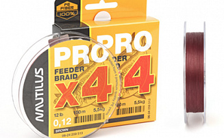 ���� Nautilus Pro Feeder Braid Brown d-0.12 5.5�� 12lb 150� - ������� ��������-������� ���������� ������� ������� - ������