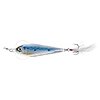Блесна колеблющаяся LIVETARGET Flutter Shad Jigging Spoon 50SS-201 Silver/Blue, 50мм, 11г - оптовый интернет-магазин рыболовных товаров Пиранья