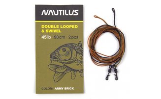   Nautilus Double Looped & Swivel Army Brick 90 45lb -  -    -  2