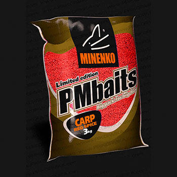 Прикормка MINENKO PMbaits Big Pack Carp 3кг Red Spice 1226 - оптовый интернет-магазин рыболовных товаров Пиранья