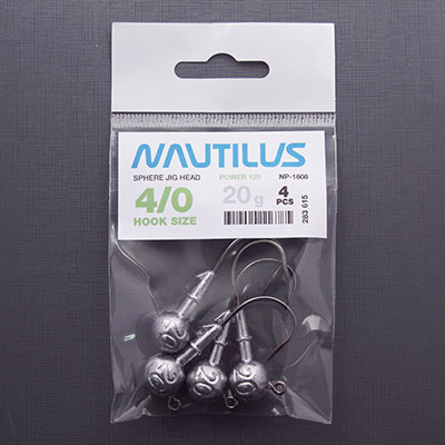  Nautilus Power 120 NP-1608 hook 4/0 20 -  -    2