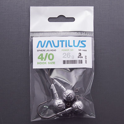  Nautilus Power 120 NP-1608 hook 4/0 26 -  -    2