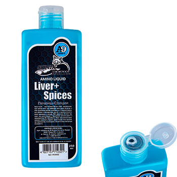 Ликвид Sonik Baits Liver+Spices (печень+специи) 250мл - оптовый интернет-магазин рыболовных товаров Пиранья