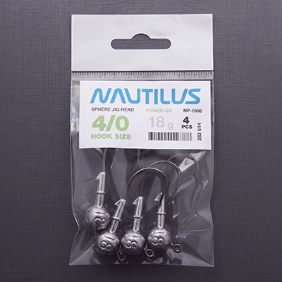  Nautilus Power 120 NP-1608 hook 4/0 18 -  -    2