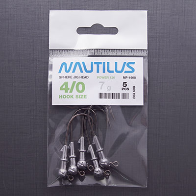  Nautilus Power 120 NP-1608 hook 4/0  7 -  -    2