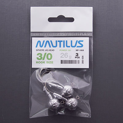  Nautilus Power 120 NP-1608 hook 3/0 26 -  -    2