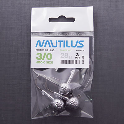  Nautilus Power 120 NP-1608 hook 3/0 28 -  -    2