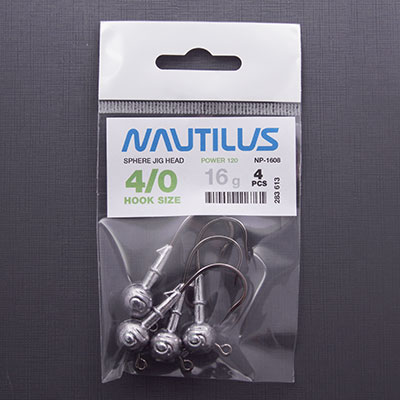  Nautilus Power 120 NP-1608 hook 4/0 16 -  -    2